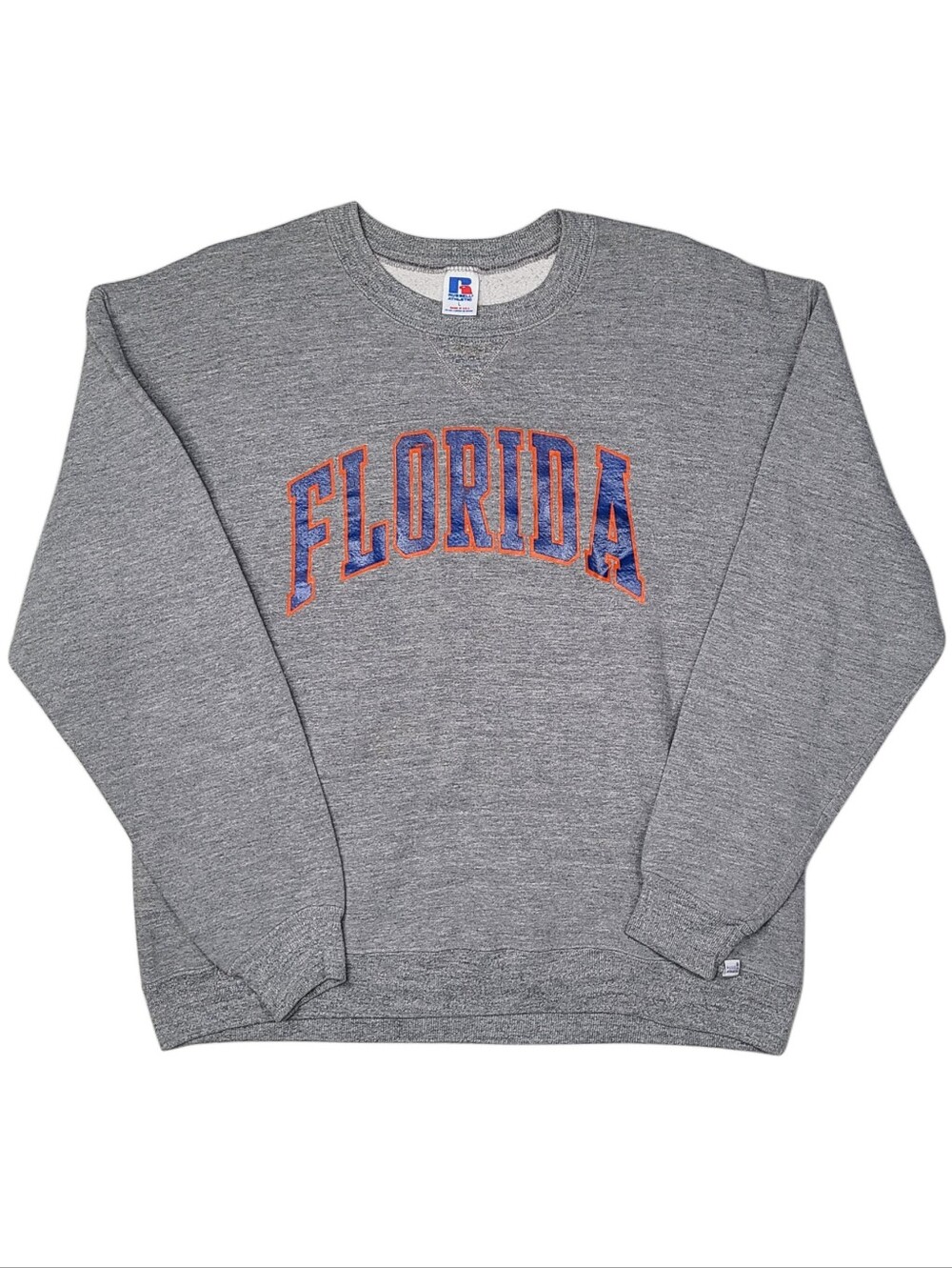 Vintage 80s Florida Gators Russell Athletic Grey Essential College Sweatshirt  L